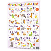 Плакат Украинский алфавит 120498 ep