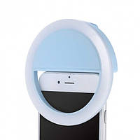 Світлодіодне LED селфи кільце Selfie Ring Light XL-191 8.5 см світлове підсвічування для фото лампа на телефон Android IOS! Кращий