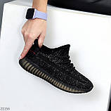 Актуальні молодіжні високі чорні текстильні кросівки на літо взуття жіноче, фото 9