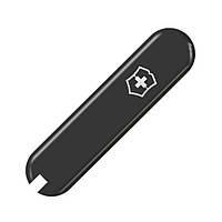 Накладка на нож Victorinox 58мм передняя из лого Fa+ Черный (1049-VxC6203.3) UL, код: 8035445