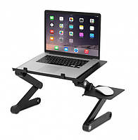 Столик - подставка для ноутбука с активным охлаждением Laptop Table T8 стол-трансформер + 2 кулера! Товар хит
