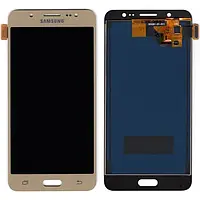 Дисплей для Samsung J510/J5 2016 (TFT) модуль (екран, сенсор) Золотий