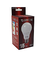 Светодиодная лампа DAYON A60 15W 4100K E27 (EMT-1708) NX, код: 7574381