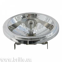 Лампа галогенная Brille Стекло 75W Хром 126059 NX, код: 7263855