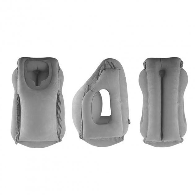 Надувная подушка - обнимашка для длительных путешествий UKC 28298 Grey! Лучший товар - фото 2 - id-p2177256419