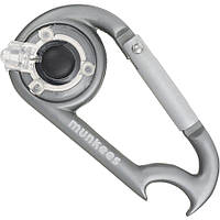 Брелок-карабин Munkees Carabiner Led with Bottle Opener Grey (1012-1089-GY) QT, код: 6504991