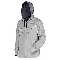 Рубашка Norfin Focus Hood (с капюшоном) p.L Серый (657003-L) QT, код: 6832283
