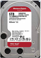 Накопитель HDD SATA 6.0TB WD Red NAS 5400rpm 256MB (WD60EFAX) UL, код: 1877887