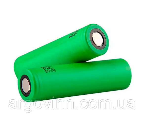 Акумулятор Li-Ion 18650 Sony US18650VTC4, 2100mAh, 30A, 4.2/3.6/2.5V, GREEN, 2 шт в упаковці, ціна за 1 шт