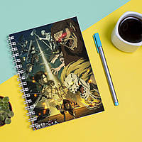 Скетчбук Sketchbook блокнот для рисования с принтом Attack on Titan - Вторжение титанов 8 А3 NX, код: 8301384