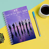 Скетчбук Sketchbook блокнот для рисования с принтом BTS А3 Кавун 48 NX, код: 8301399