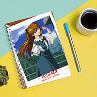 Скетчбук Sketchbook блокнот для рисования с принтом Neon Genesis Evangelion Евангелион нового NX, код: 8301574