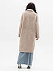 Шуба пальто керлі VK перлинна довга натуральна (Арт. LT457-3141) 44, фото 3