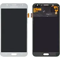 Дисплей для Samsung J701/J7 Neo 2018 (TFT) модуль (экран,сенсор) Серебро