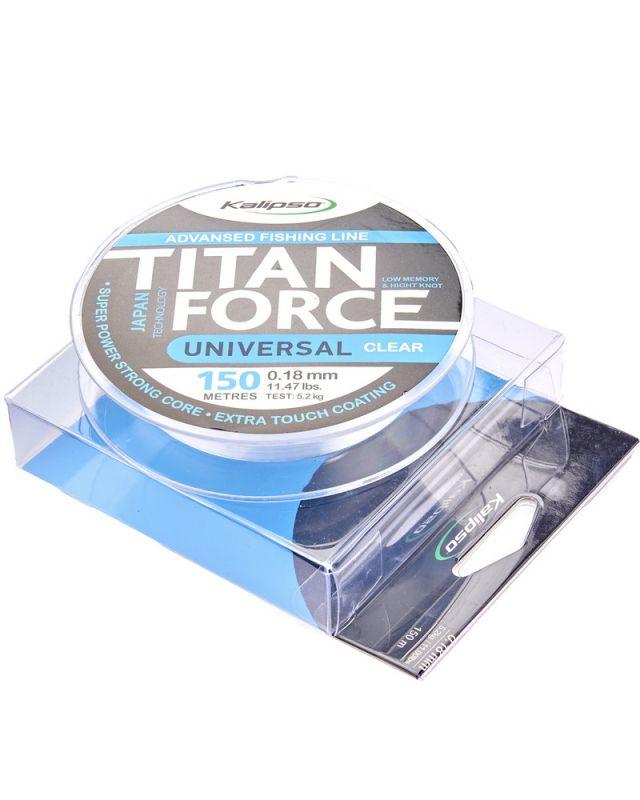 Волосінь Kalipso Titan Force Universal CL 150м 0.18мм