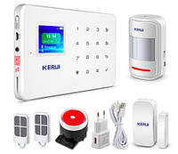 Комплект сигнализации GSM KERUI G-18 plus Белый (GHFBDGY4369FKKF) NX, код: 922723