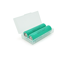 Акумулятор 18650 Li-Ion LG LGDBHB21865, 1300mAh, 30A, 4.2/3.7/2.5V, GREEN, PVC BOX, 2 шт. в упаковці, ціна за