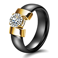 Кольцо керамическое Black Gold-Jo Berkani ТA27856 UL, код: 7429274