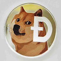 Монета сувенірна Eurs Dogecoin DOGE Срібний колір (DOGE-S-2) UL, код: 8150799