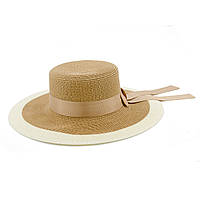 Шляпа ПАРИЖАНКА темный беж SumWin 56-58 NX, код: 7571739