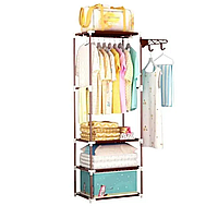 Вешалка напольная для одежды в прихожую стойка, шкаф органайзер для одежды