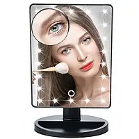 Сенсорне дзеркало з LED-підсвічуванням, Портативне дзеркало Smart Touch Mirror