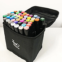 Набор скетч-маркеров 48 цветов Touch Raven, Маркеры профессиональные для графики и живописи