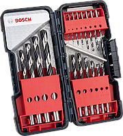 Набор сверл по металлу Bosch HSS PointTeQ, ToughBox 1 10 мм (18 штук)