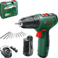 Акумуляторний дриль-шуруповерт BOSCH EasyDrill 1200 (2 акумулятори, набір свердел)