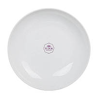 Тарелка суповая 23 см Tudor Royal White TU2205-1 NX, код: 8380128