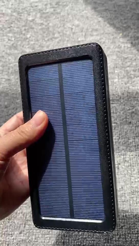 УМБ Solar 30000 mAh 22,5 Вт с беспроводной зарядкой солнечной панелью и фонариком Чёрный (PS- UL, код: 8380742 - фото 10 - id-p2177291709