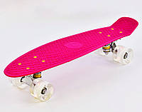 Скейт Пенни борд Best Board Crimson Малиновый (74191) BM, код: 6978537