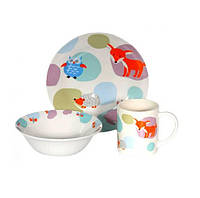 Набор детской столовой посуды 3 предмета Limited Edition Sweet Dream YF6029 NX, код: 8357630