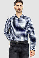 Рубашка мужская в клетку байковая сине-серый 214R115-35-195 Ager S NX, код: 8385934