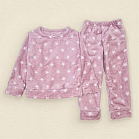 Пижама для девочки Dexters велсофт star 140 см розовый (131731469125) NX, код: 8335914