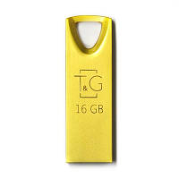 Флеш-накопитель USB 16GB TG 117 Metal Series Gold (TG117GD-16G) ET, код: 2313377
