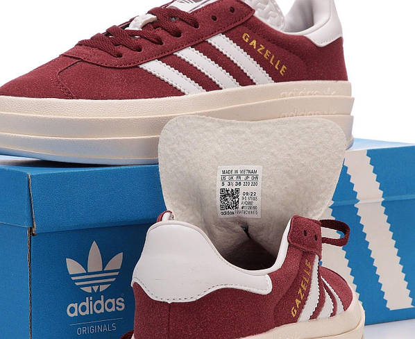 Adidas gazelle red suede 2025