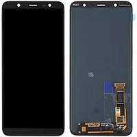 Дисплей для Samsung SM J810/J8 2018 (OLED) модуль (экран,сенсор) Черный