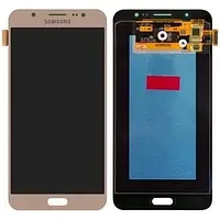 Дисплей для Samsung SM J710/J7 2016 (OLED) модуль (экран,сенсор) Золотой