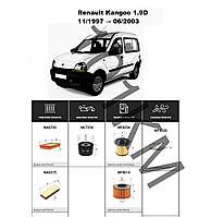 Комплект фільтрів Renault Kangoo 1.9 D (1997-2003) WIX