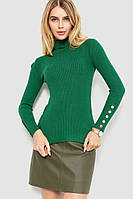 Гольф женский в рубчик зеленый 204R036 Ager S-M NX, код: 8227915