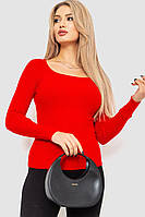 Кофта женская в рубчик красный 204R9024 Ager S-M NX, код: 8387296