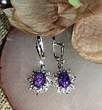 Элегантные серьги с чароітом от студии LadyStyle.Biz, фото 7