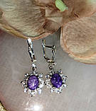 Элегантные серьги с чароітом от студии LadyStyle.Biz, фото 5