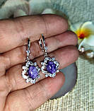 Элегантные серьги с чароітом от студии LadyStyle.Biz, фото 3