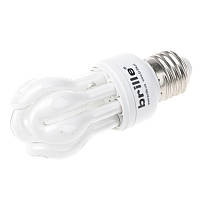 Лампа энергосберегающая Brille Стекло 11W Белый 128008 UL, код: 7264414