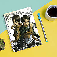 Скетчбук Sketchbook блокнот для рисования с принтом Attack on Titan - Вторжение титанов 14 А3 UL, код: 8301390