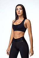 Спортивный женский топ Designed for Fitness Techno L Черный UP, код: 2733228