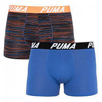 Труси-боксери Puma Bold Stripe Boxer M 2 пари blue red (501002001-030) BM, код: 2467396