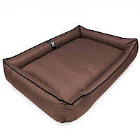 Лежак для собак всех пород EGO Bosyak Waterproof XL 105х80 Коричневый (спальное место для бол BM, код: 7635047